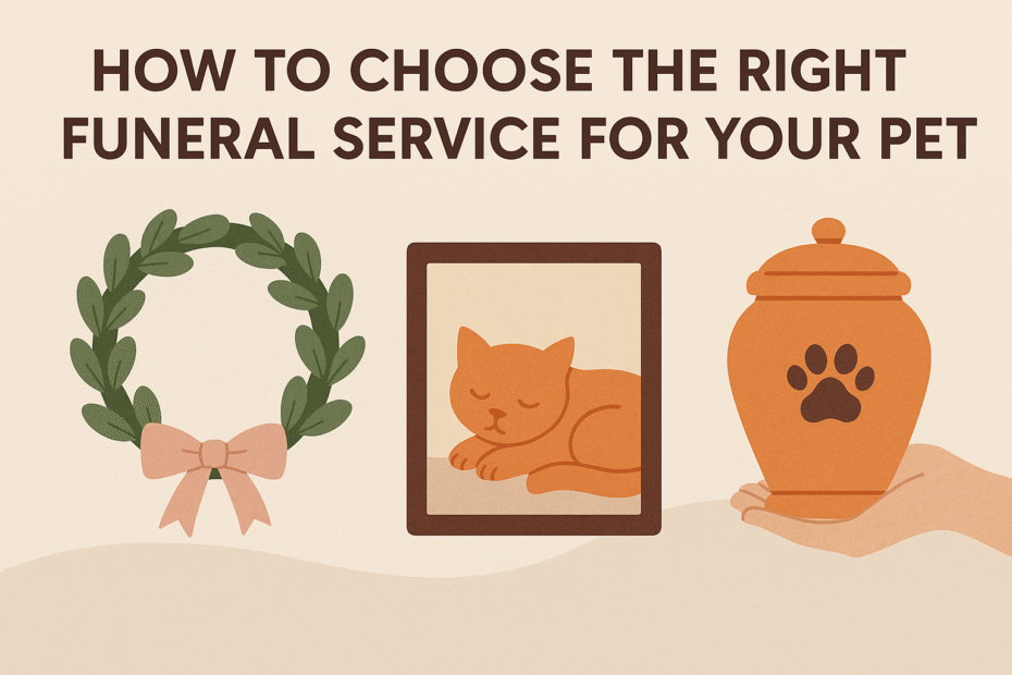 How to Choose the Right Funeral Service for Your Pet