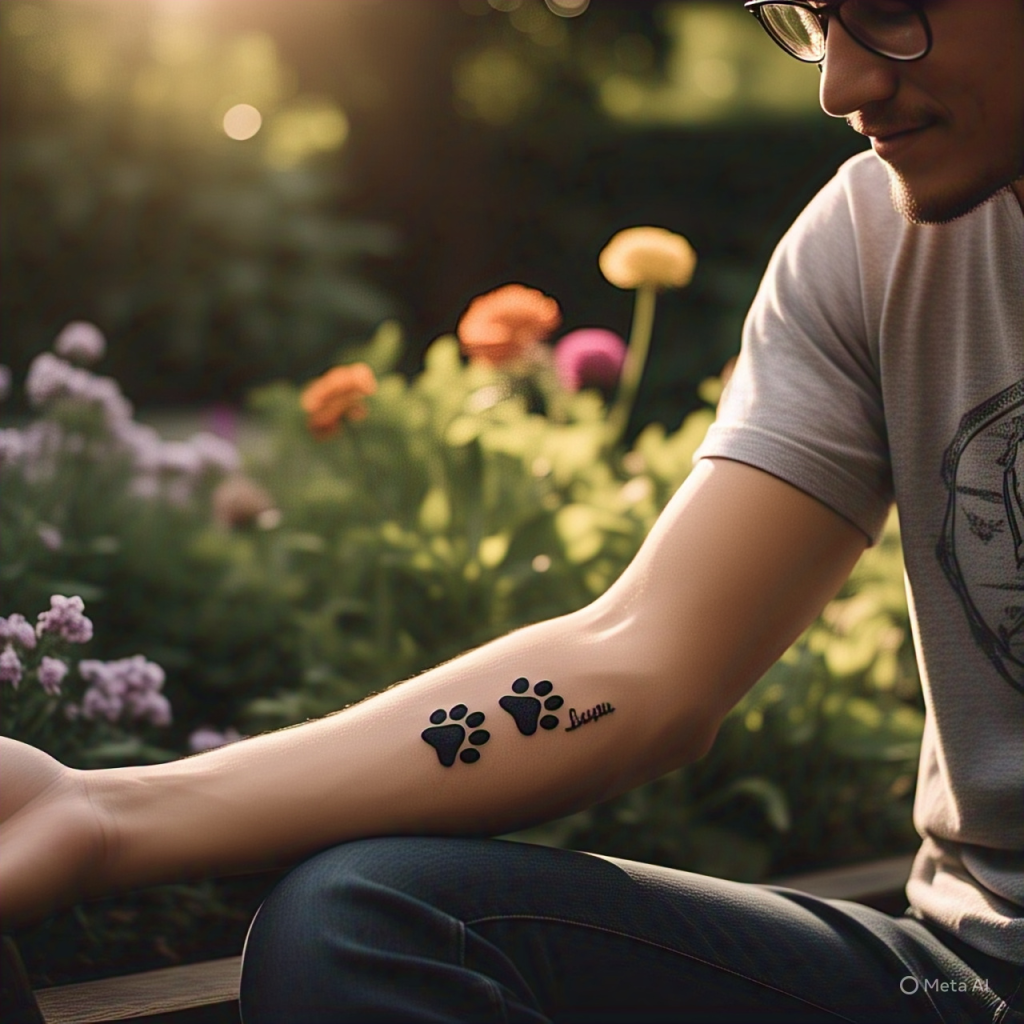 Pet Memorial Tattoo